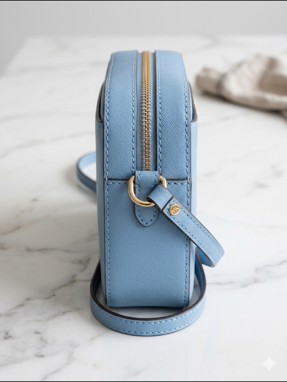 Michael Kors Jet Set Medium Saffiano Leather Crossbody - South Pacific (NWOT) - Picture 3 of 6